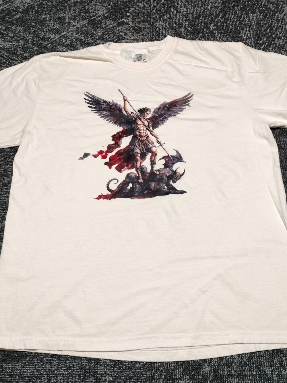 Archangel Michael Cream color soft T-shirt Size XL men's Brand new